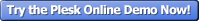 Try Plesk Online Demo Button